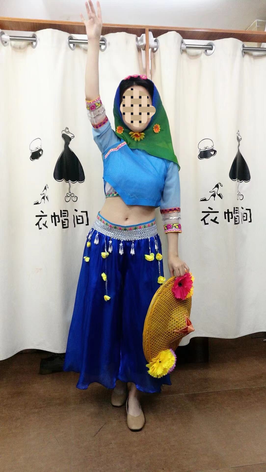 新款福建泉州惠安女服饰闽南演出服民族舞服异域天使舞蹈服表演服