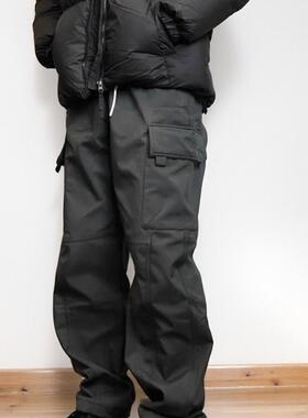 CARLISLE冬季滑雪裤男女加绒加厚冲锋裤防风防水软壳防寒工装裤子