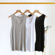 宽松无袖 运动健身打底薄款 速干紧身弹力 背心莫代尔棉夏季 工字男士