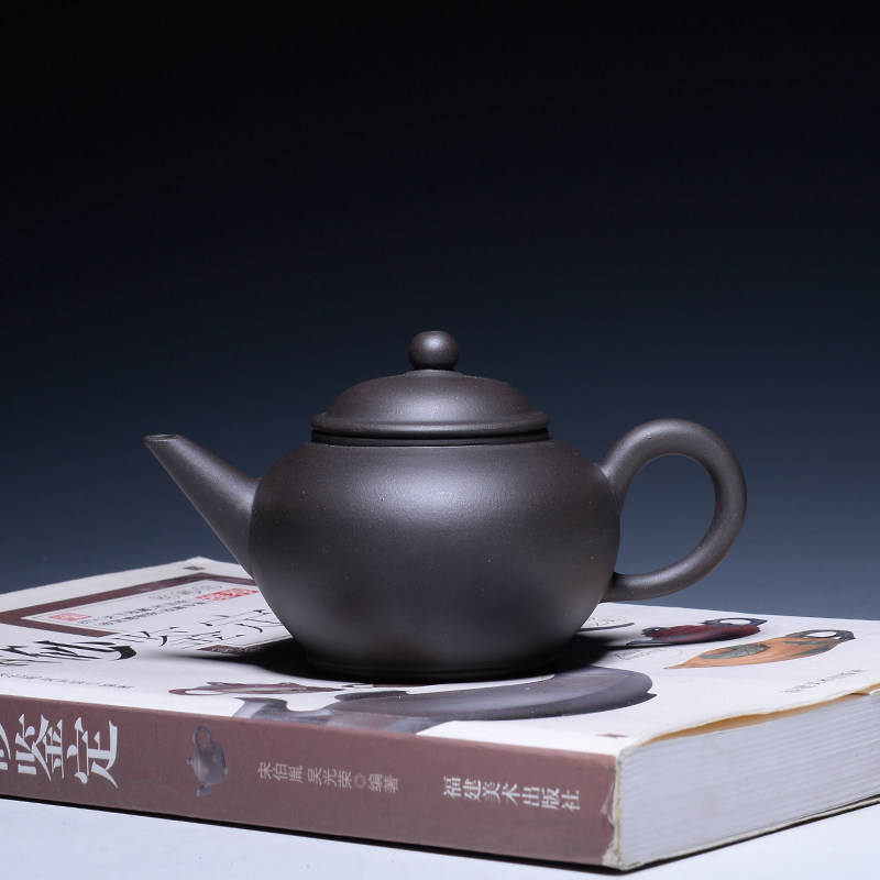 询价商品 宜兴紫砂壶 一厂八十年代早期回流老壶厂壶 黑料水平壶