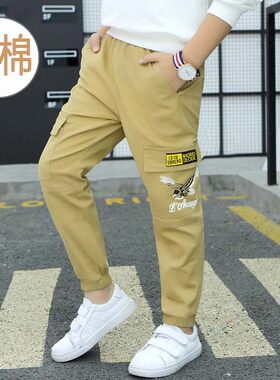 13岁男童装夏季秋天洋气裤子