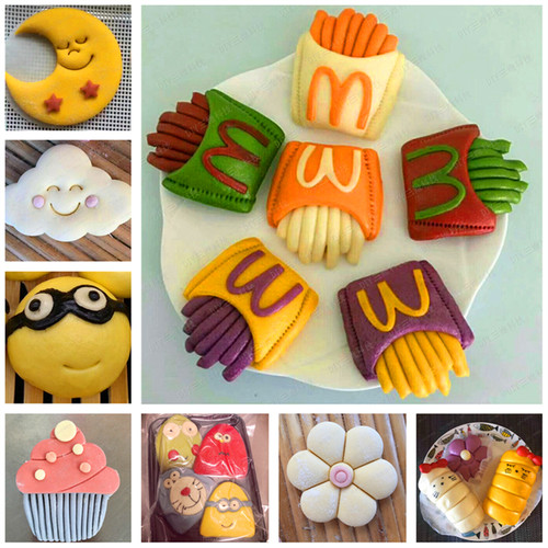 薯条汉堡云朵卡通馒头模具