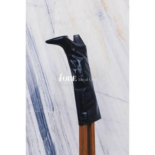 IORE理想矿石显瘦皱牛油皮及膝靴