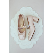 优雅蝴蝶结立体粗跟高跟芭蕾鞋 IORE理想矿石设计师原创 方圆之间