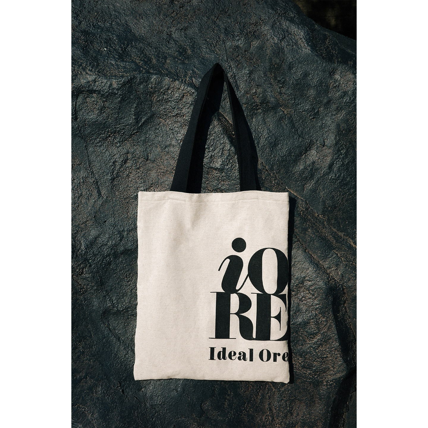 IORE理想矿石设计师原创 亚麻百搭时髦大容量单肩包帆布包