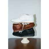 GLAS设计师原创2025早春新款 水洗马皮复古随性稳重平底休闲鞋