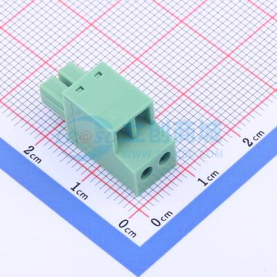 插拔式接线端子 KF2EDGKC-3.81-2P P=3.81mm 1x2P 3.81mm 原装