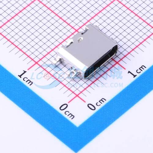 USB连接器 BTC-TC6-33 SMD 6P 沉板 0.8 TPS Type-C 沉板 6P 原装