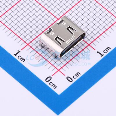 USB连接器 U20402-01 SMD USB2.0PD 100W(5A,20V) 16P 板上型 单