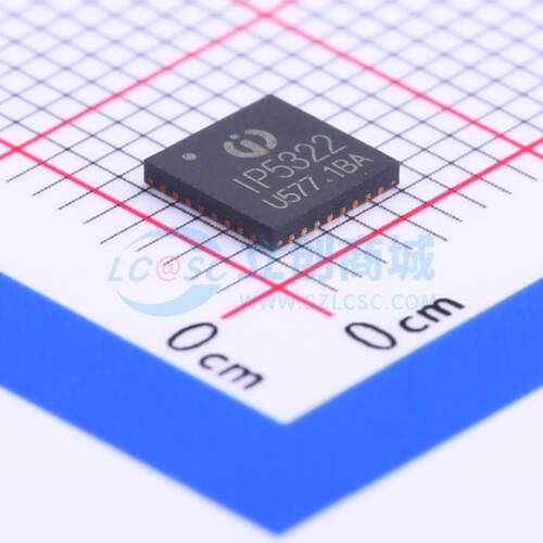 电池管理 IP5322 QFN-32-EP(5x5) 原装正品 电子元器件配单