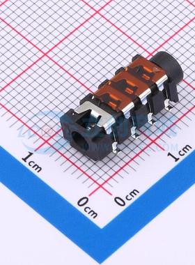 音频连接器(耳机) HC-PJ-313E8-B-SMT SMD 3.5mm耳机座 30V 500mA