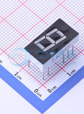 LED数码管 FJ4102CH 插件 1位 红色 共阴极 原装 电子元器件配单