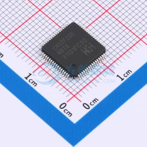 单片机(MCU/MPU/SOC) CH32F205RBT6 LQFP-64(10x10) 电子元器件