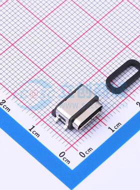 USB连接器 U262-061N-5BF621 - 板上型,防水四脚,IP66 Type-C 沉