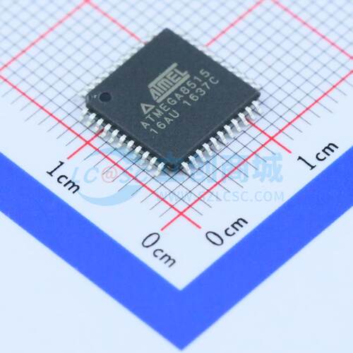 单片机(MCU/MPU/SOC) ATMEGA8515-16AU TQFP-44(10x10) 原装正品