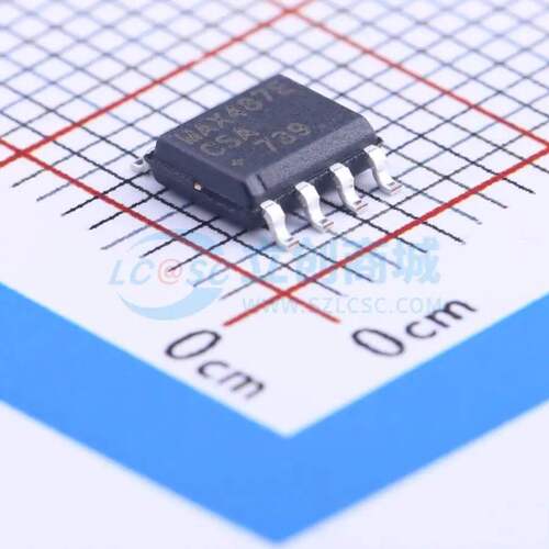 RS-485/RS-422芯片 MAX487ECSA+T SOIC-8 原装正品