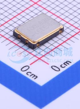 有源晶振 HSO751S 100MHZ 1.6~3.6V -40~+85℃ SMD7050-4P 100MHz