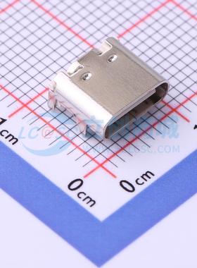 USB连接器 MC-107DB SMD 板上无弹三次模顶（白色） 板上L=7.35SM