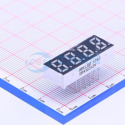 LED数码管 SR410312N 插件 4位 红色 共阳极 原装 电子元器件配单