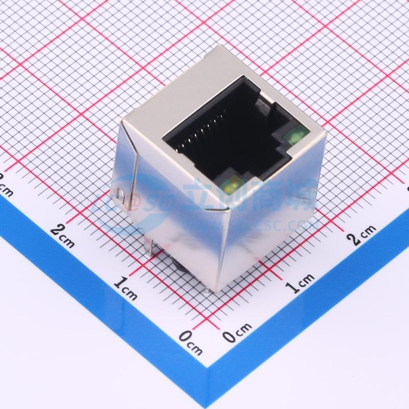 以太网连接器(RJ45 RJ11) DGUK52241188AC2A3DY1027 插件 原装