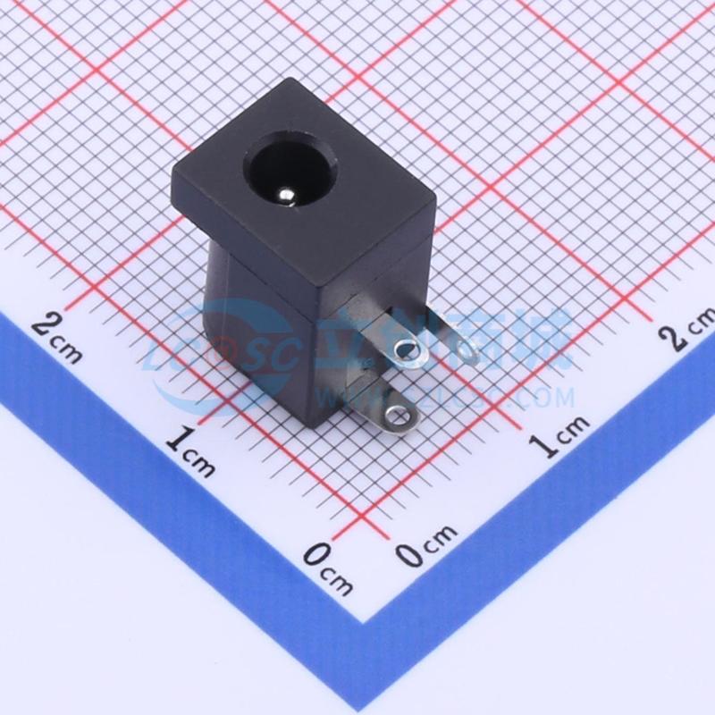 KH-DC-005C-1.3 插件 DC电源插座 弯插 1.3mm 3.9mm DC电源连接器