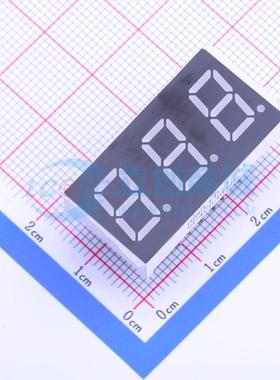 LED数码管 SP420401N 插件 3位 红色 共阴极 原装 电子元器件配单