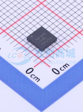 单片机(MCU/MPU/SOC) PIC16F690T-I/ML QFN-20-EP(4x4) 原装正品
