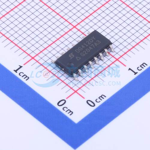 模拟开关/多路复用器 DG412DY-T1-E3 SOIC-16 电子元器件配单