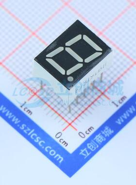 LED数码管 FJ3191BH 插件 1位 红色 共阳极 原装 电子元器件配单