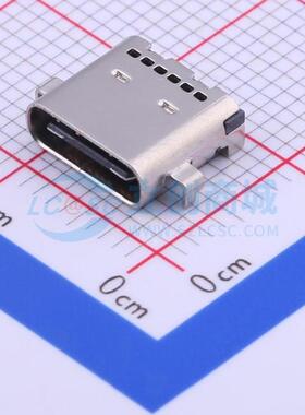 USB连接器 TYC-325-CB08 SMD 沉板0.8端子双排 Type-C 沉板 原装