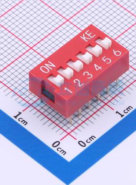 拨码开关 DSWB06LHGETR - 6位 2.54mm