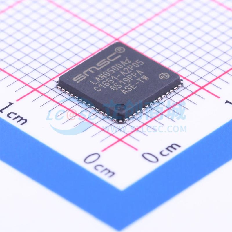USB转换芯片 LAN9500AI-ABZJ QFN-56-EP(8x8) 电子元器件配单