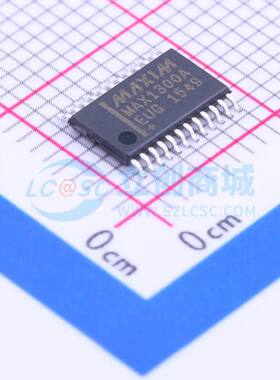 模数转换芯片ADC MAX1300AEUG+ TSSOP-24 原装正品