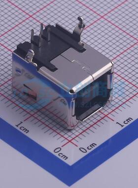USB连接器 UE27BC54100 插件 Type-B 弯插 原装 电子元器件配单