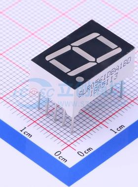 LED数码管 SLR0561DBA1BD 插件 1位 蓝色 共阳极 电子元器件配单