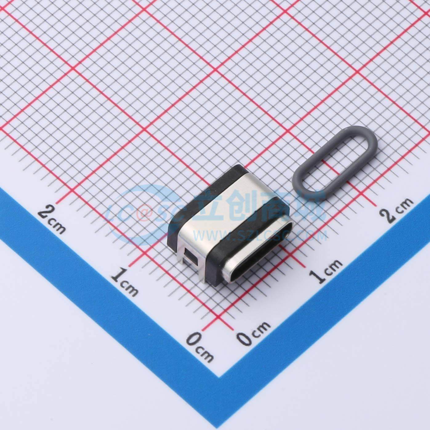 USB连接器 ZX-TYPEC-WTM1648-2 SMD IPX7防水 0.0x8.35x4.66mm Ty