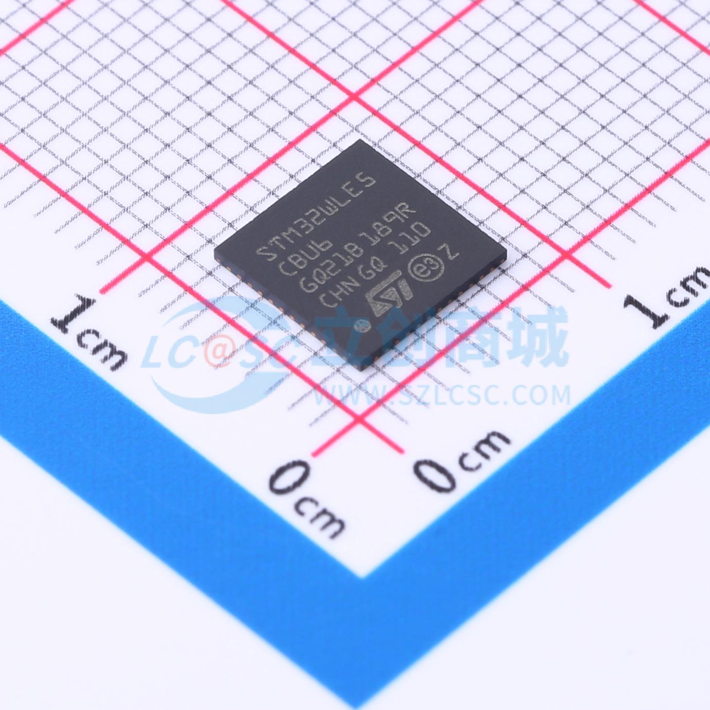 单片机(MCU/MPU/SOC) STM32WLE5CBU6 UFQFPN-48(7x7) 电子元器件