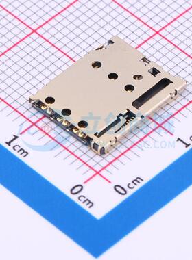 SIM卡连接器 SF72S006VBDR2500 - 自弹式 NanoSIM卡 1.25mm 原装