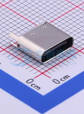 USB连接器 918-418K2022E40007 SMD 夹板0.8不锈钢LCP黑胶 Type-C