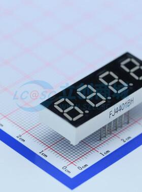 LED数码管 FJ4401BH 插件 4位 红色 共阳极 原装 电子元器件配单