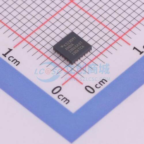 以太网收发器 KSZ8091RNDIA-TR QFN-24-EP(4x4) 电子元器件配单