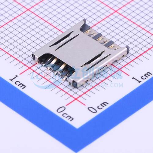SIM卡连接器 SMN-307 SMD 拔插式 NanoSIM卡 卡座 1.4mm 原装正品