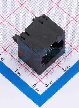 以太网连接器(RJ45 RJ11) RC01925 插件 不带LED 电子元器件配单