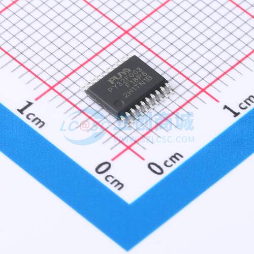 单片机(MCU/MPU/SOC) PY32F003F18P6TU TSSOP-20 电子元器件配单