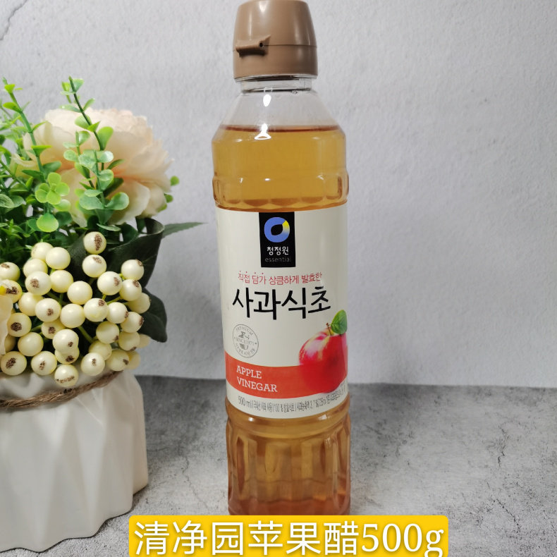 正品现货韩国原装进口清净园苹果醋韩式凉菜调味料500g 900g,粮油调味/速食/干货/烘焙,火锅调料,淘宝优惠券,粉丝福利购,淘宝优惠卷