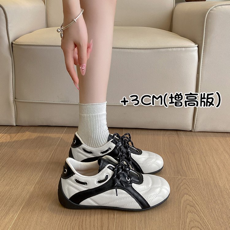 软底德训鞋女春秋轻便舒适阿甘鞋百搭小众休闲板鞋平底运动鞋子女