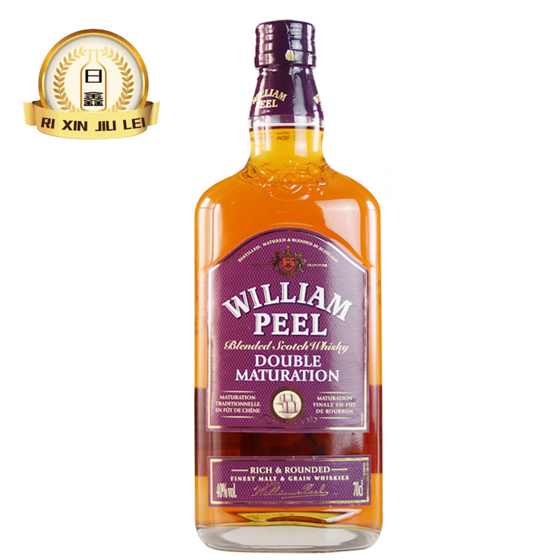 william peel 威廉彼乐双桶陈酿苏格兰威士忌 700ml
