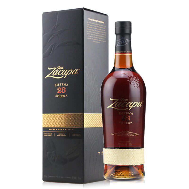 萨凯帕23年索莱拉珍藏朗姆酒 zacapa solera 23 rum莱姆酒
