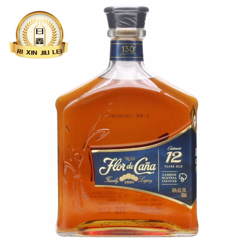 甘蔗之花12年朗姆酒 FLOR DE CANA RUM 700ML