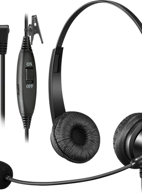 2.5 mm耳机降噪办公电话耳机兼容松下 思科 SPA Uniden RCA 耳机